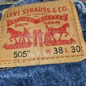 Levi's 505 Mens Denim jeans 38 x 30